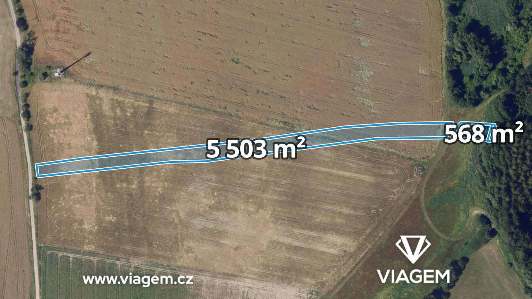 Prodej pole 1 214 m²