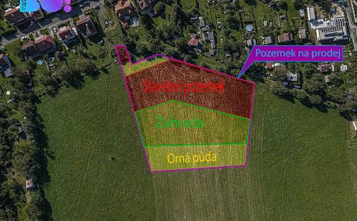 Prodej stavebního pozemku 9 054 m², Horní Moštěnice, okres Přerov