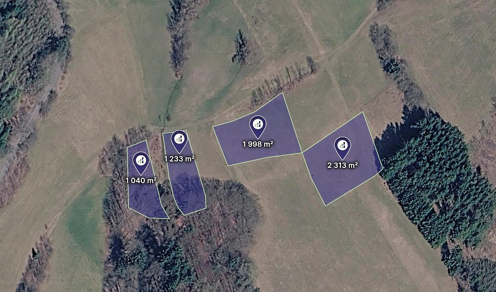 Prodej louky, 1097 m², Jablonec nad Nisou, Železný Brod