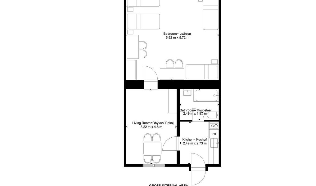 Pronájem bytu 2+1 59 m², Brno – náhled fotky 11