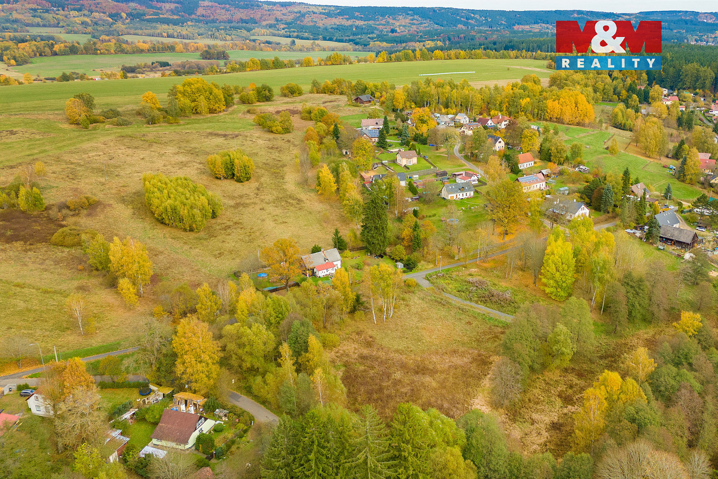 Prodej pozemku k bydlení, 491 m², Stará Voda – pohled 3