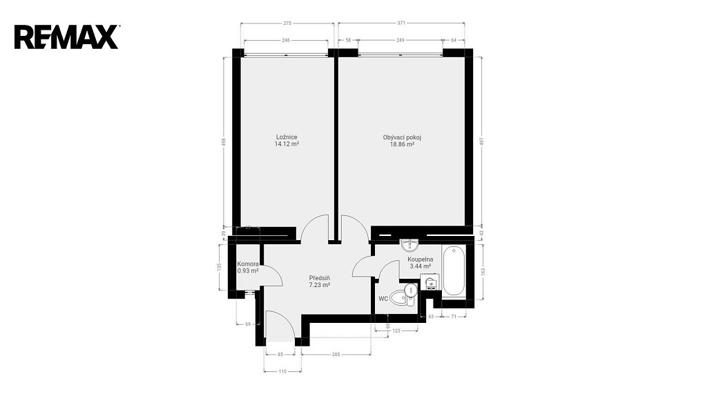 Prodej bytu 2+kk 49 m², Praha – náhled fotky 3