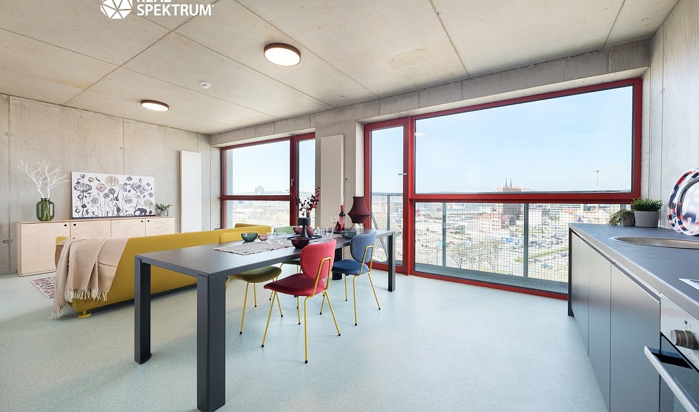 Pronájem bytu 2+kk, 50 m², Trnitá - Brno-město, Brno
