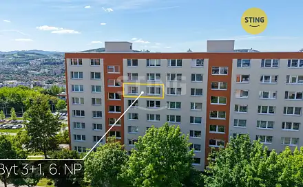 Prodej bytu 3+1 67 m², Na Honech II, Zlín