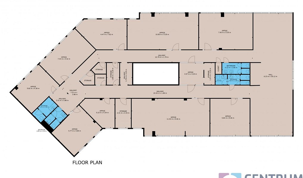 Pronájem kanceláře 584 m², Praha – náhled fotky 26