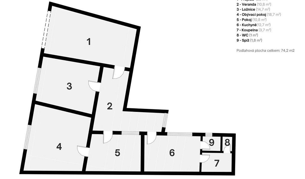 Prodej domu 90 m² s pozemkem 383 m², Ostopovice – náhled fotky 3