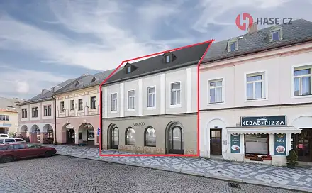 Pronájem bytu 1+1 50 m², Masarykovo náměstí, Jilemnice, okres Semily