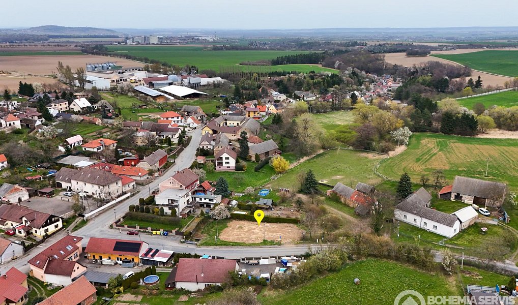 Prodej stavebního pozemku 866 m², Křesetice – náhled fotky 2