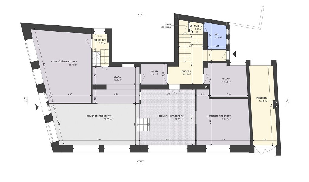 Prodej nájemního domu, činžáku 690 m², Sezemice – náhled fotky 3