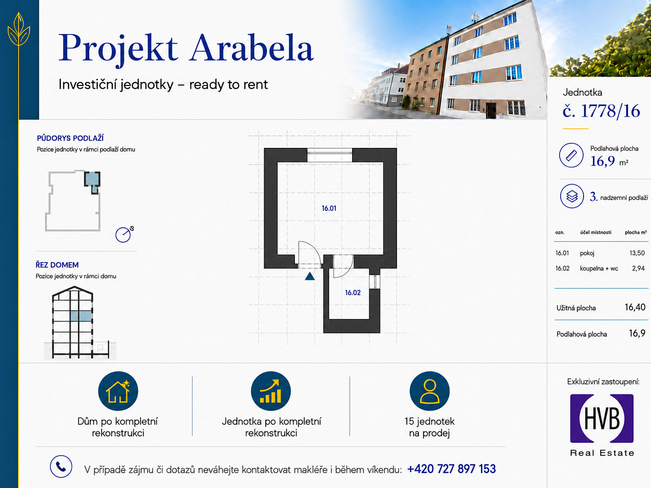 Prodej bytu 1+kk 17 m² — photo 3