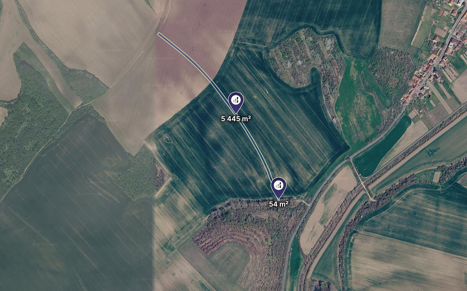 Prodej pole 8 279 m²
