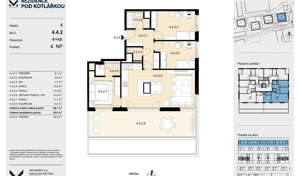 Prodej bytu 4+kk 86 m², Praha – náhled fotky 12