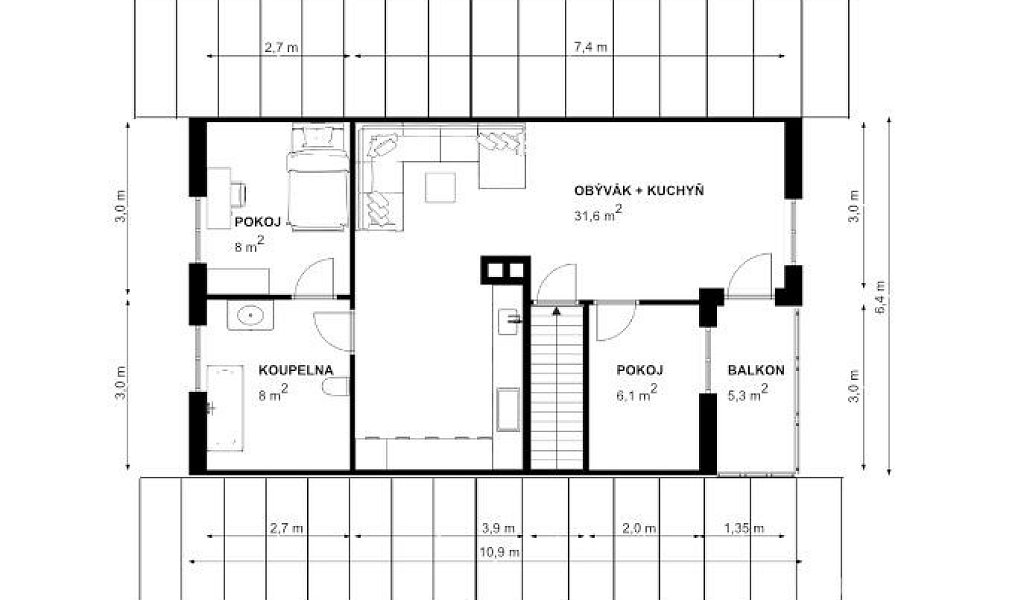 Prodej domu 128 m² s pozemkem 922 m², Praha – náhled fotky 37