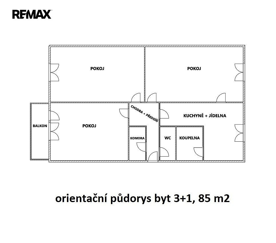 Prodej bytu 3+1 81 m² – fotografie 4