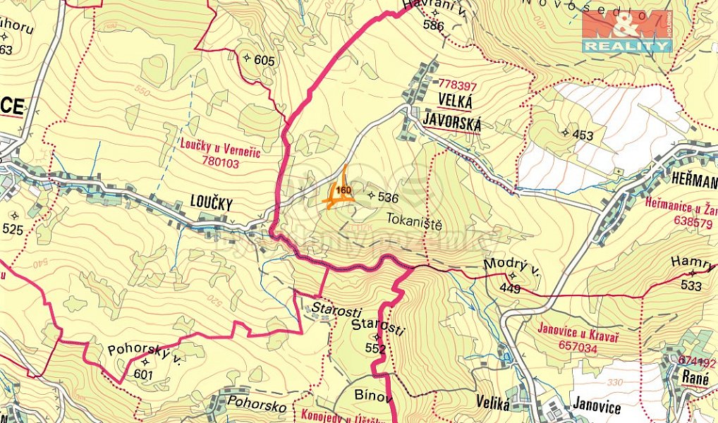 Prodej lesa 11 553 m², Žandov – náhled fotky 2