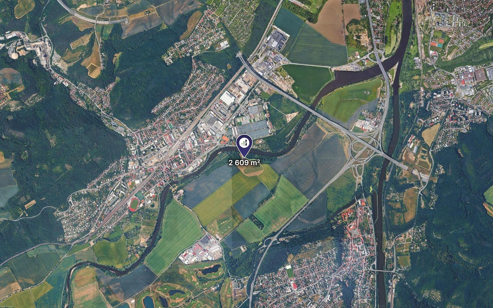 Prodej pole 1 305 m² – fotografie 2