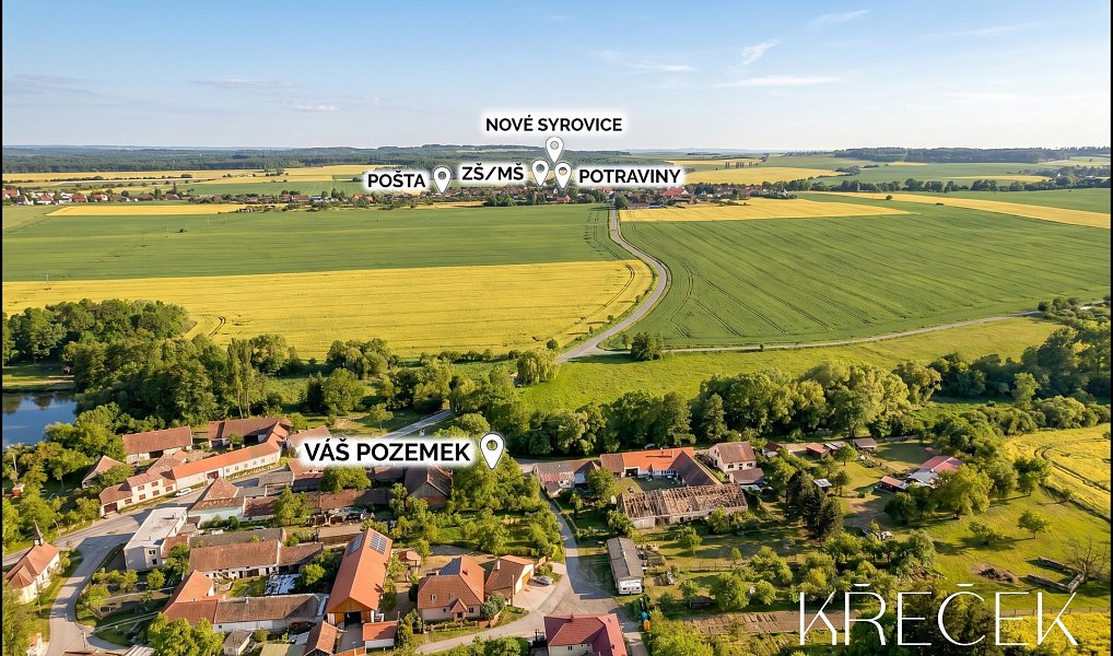 Prodej stavebního pozemku 698 m², Nové Syrovice – náhled fotky 9