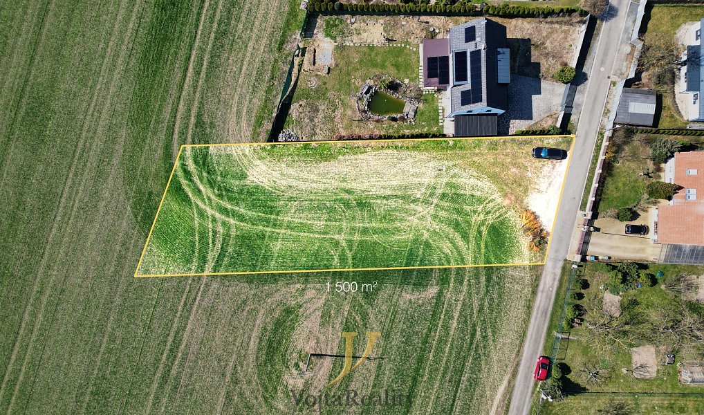 Prodej stavebního pozemku 1 500 m², Bystrovany – náhled fotky 4