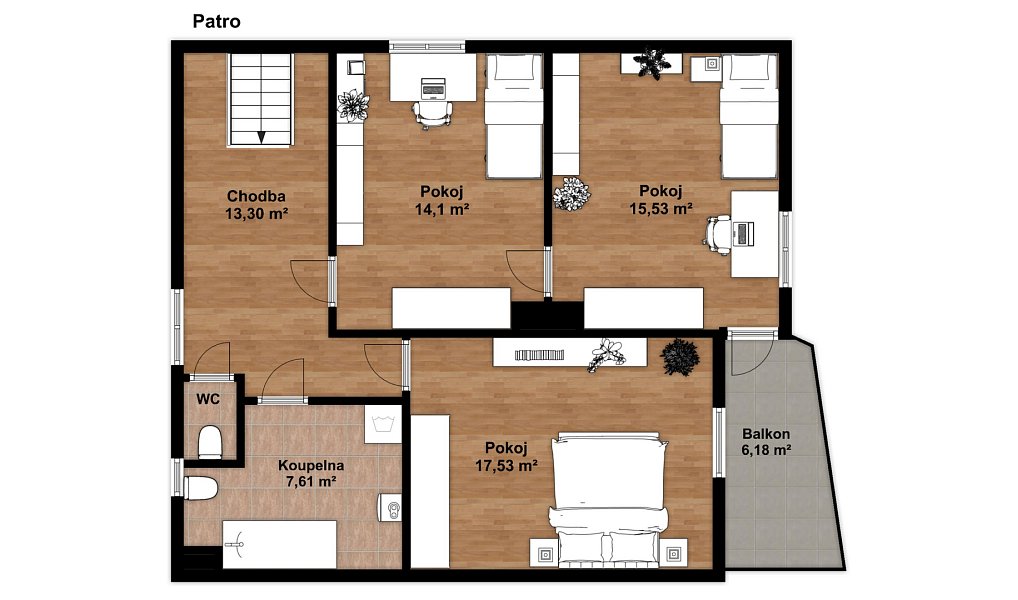 Prodej domu 162 m² s pozemkem 698 m², Kunčice nad Labem – náhled fotky 32