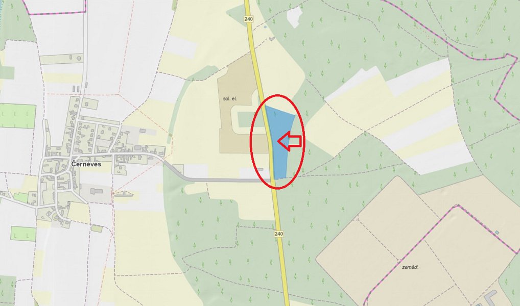 Prodej lesa 2 638 m², Černěves – náhled fotky 20