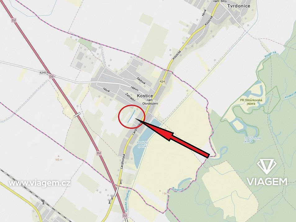 Zahrada 1 491 m², Podíl 50 % o výměře 746 m² – pohled 5