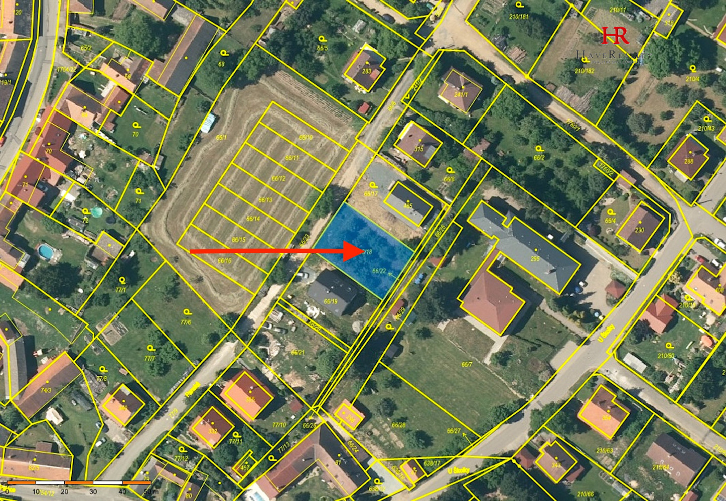 Prodej stavebního pozemku 620 m²