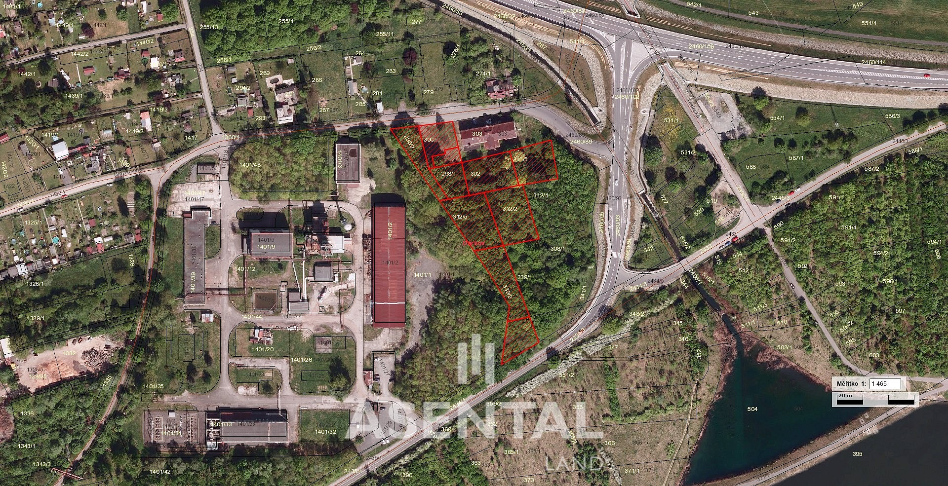 Prodej komerčního pozemku 8 447 m² – fotografie 4