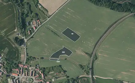 Prodej pole 11 461 m², Mladotice - Chrášťovice, okres Plzeň-sever