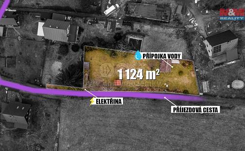 Prodej stavebního pozemku 1 124 m², Prysk - Horní Prysk, okres Česká Lípa