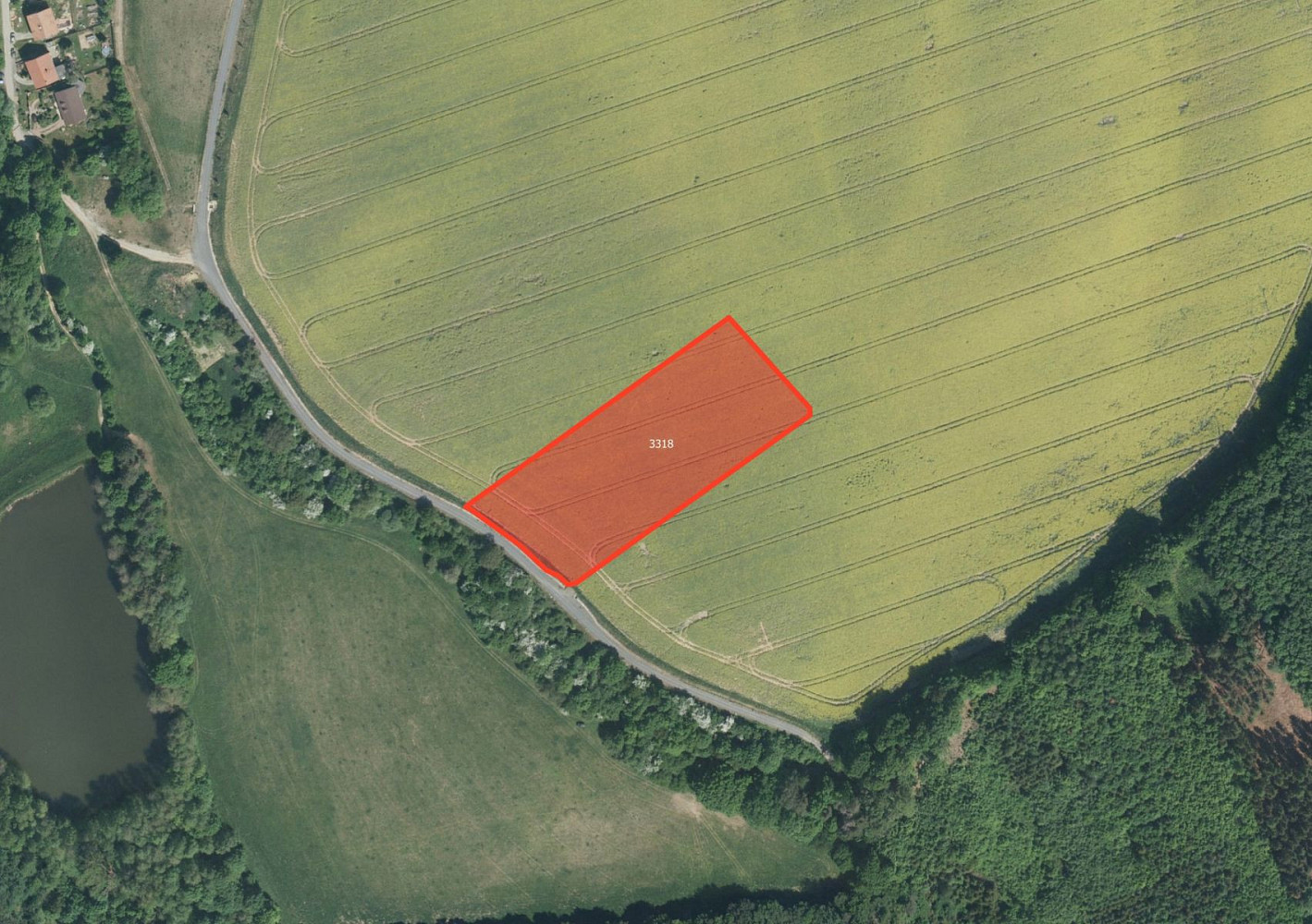 Prodej pole 3 383 m²