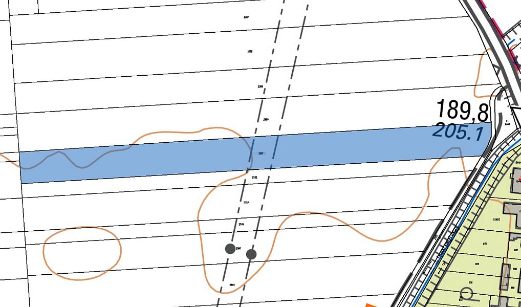 Prodej pole 564 m², Měnín – náhled fotky 3