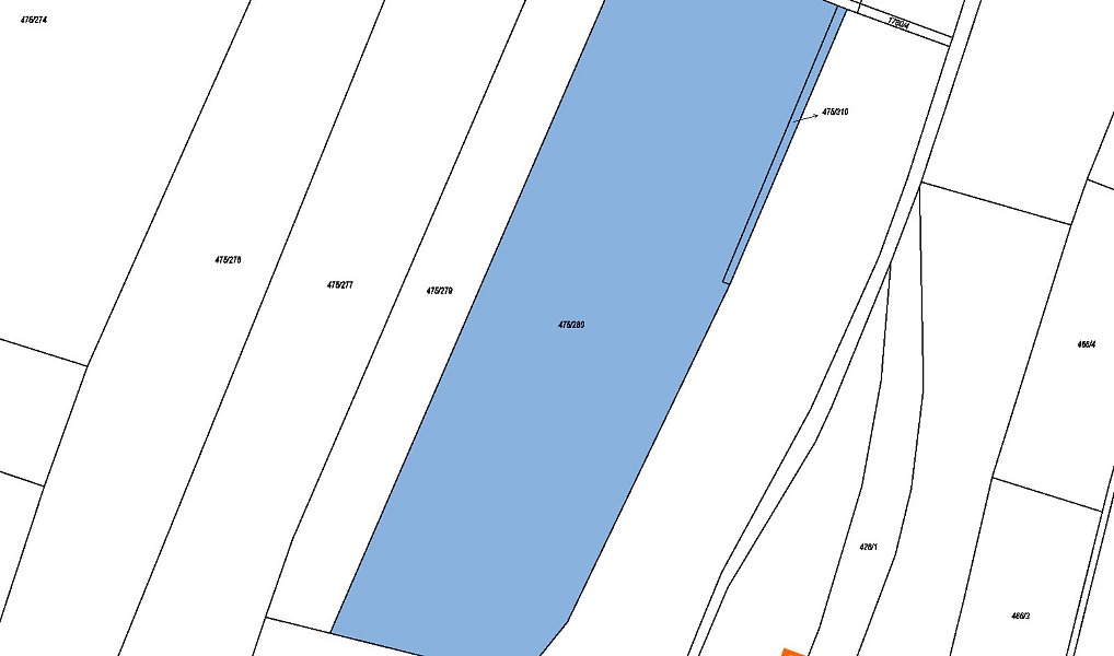 Prodej pole 814 m², Dolní Bousov – náhled fotky 2