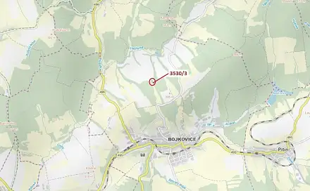 Dražba pozemku 537 m², Bojkovice