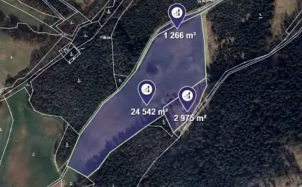 Prodej louky 48 460 m², Velké Opatovice, okres Blansko