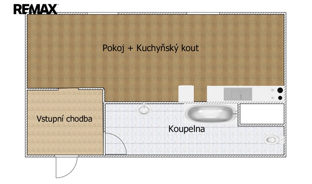 Prodej bytu 1+kk 38 m², Protivín – náhled fotky 3