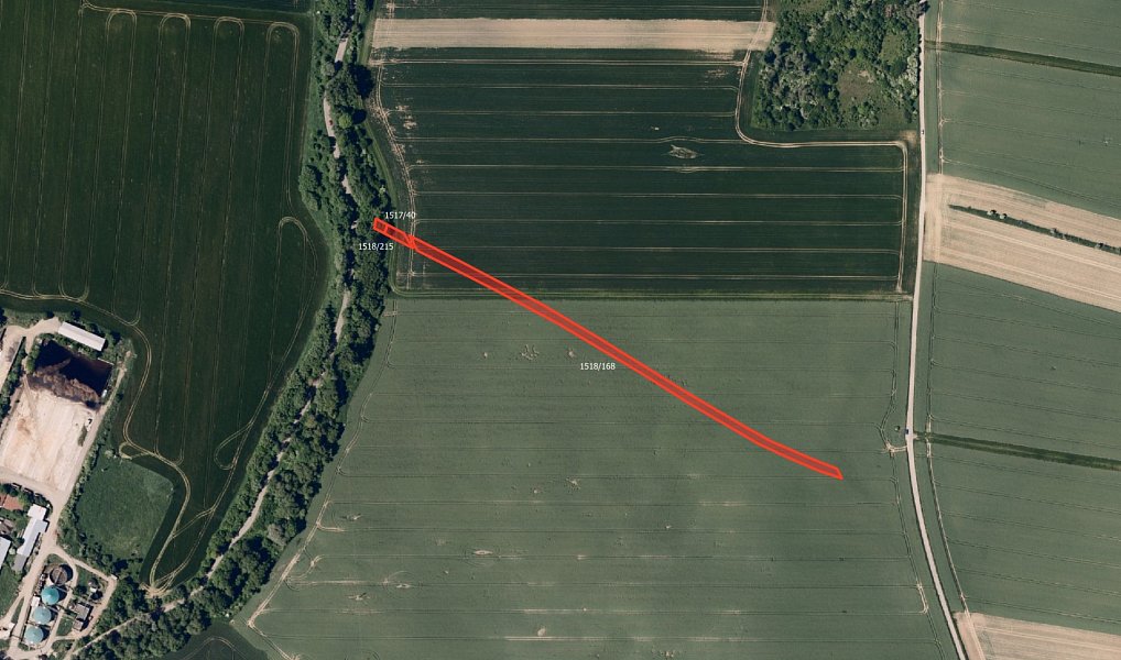 Prodej pole 7 038 m², Spytihněv – náhled fotky 3