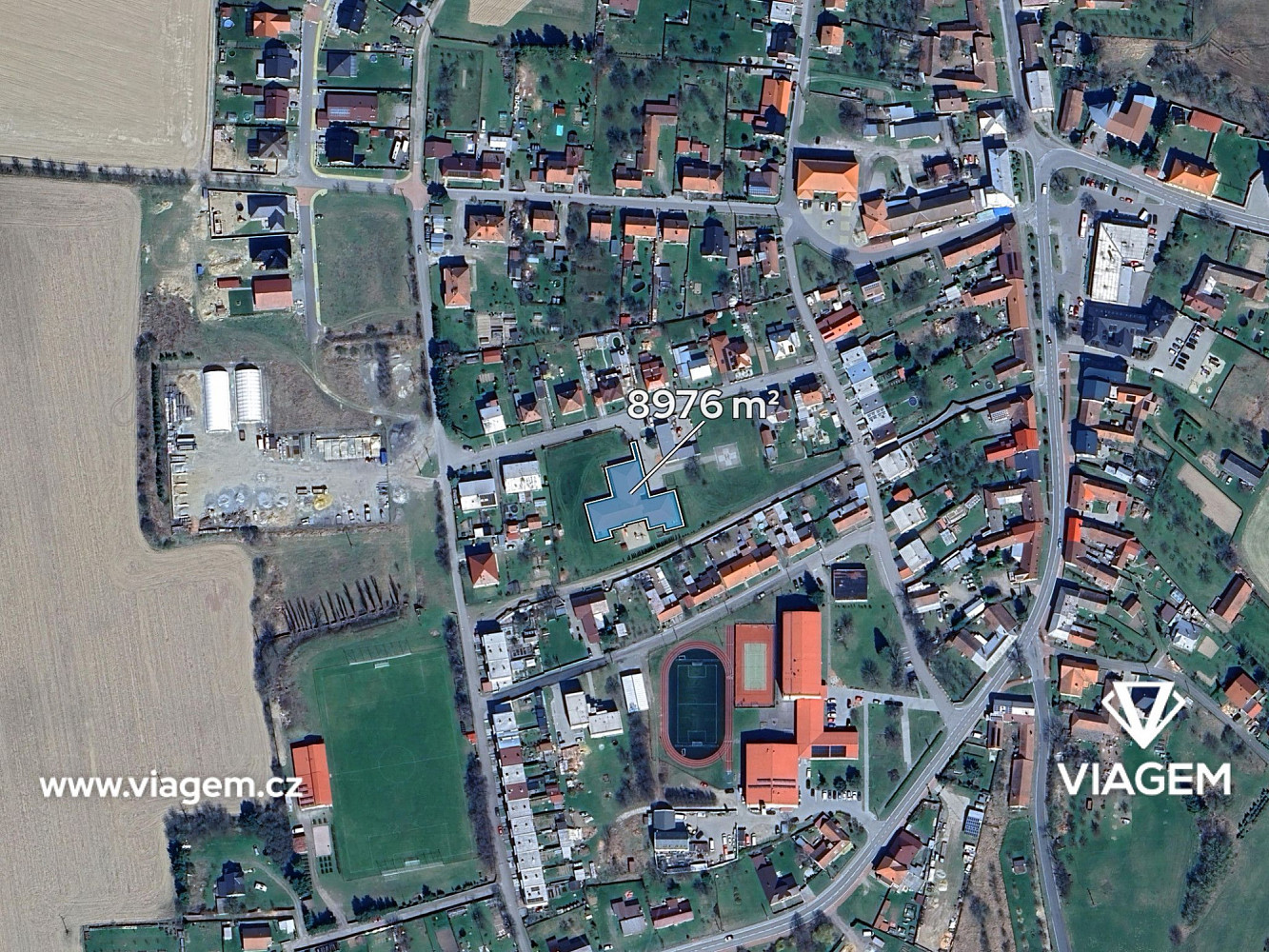 Prodej pole 448 m² – pohled 2