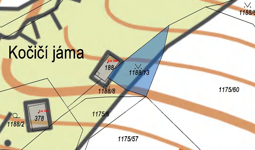 Prodej zahrady 52 m², Pňovany – náhled fotky 3