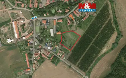 Prodej louky 6 240 m², Kryry - Běsno, okres Louny