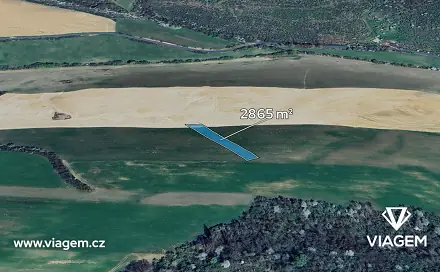 Prodej pole 955 m², Újezdec, okres Uherské Hradiště
