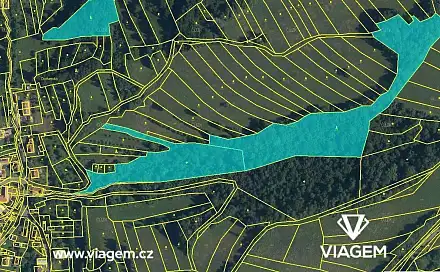 Prodej zahrady 1 252 m², Valašská Senice, okres Vsetín
