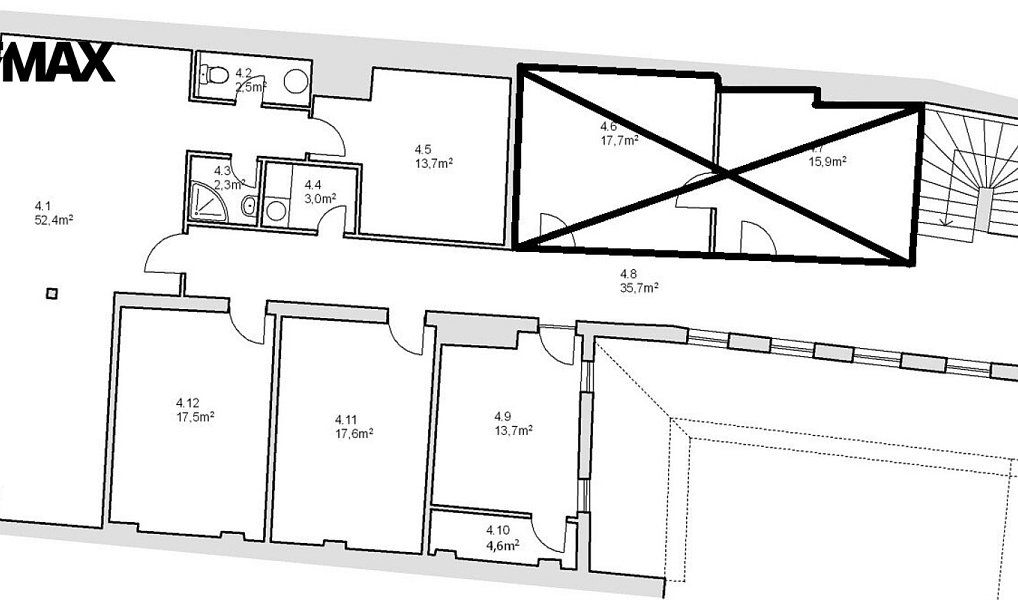 Pronájem kanceláře 34 m², Jihlava – náhled fotky 9