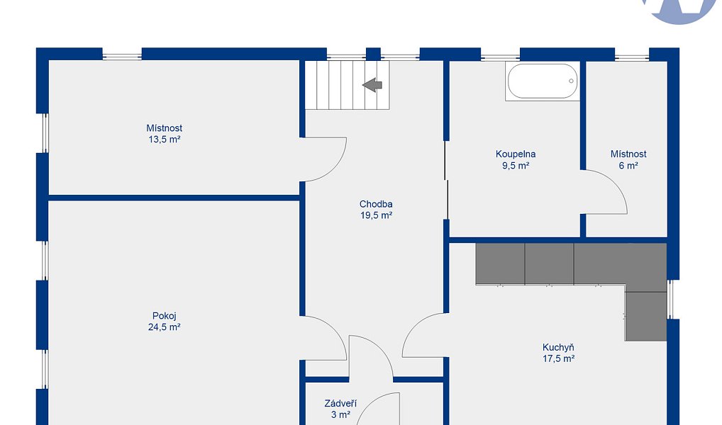 Prodej domu 189 m² s pozemkem 768 m², Zbytiny – náhled fotky 19