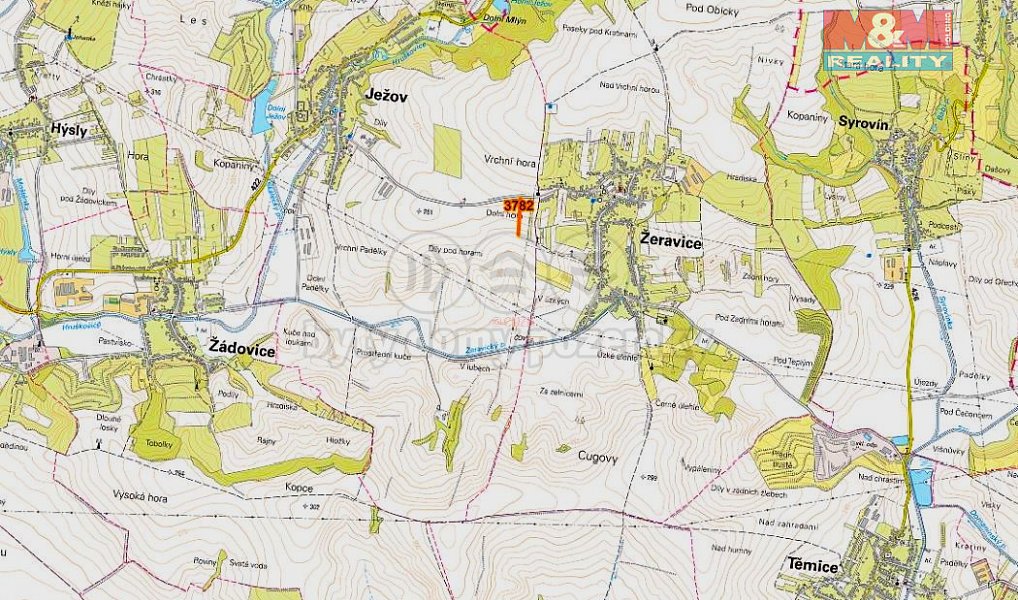 Prodej pole 523 m², Ježov – náhled fotky 5