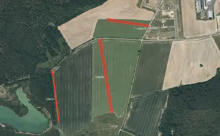 Prodej pole 25 572 m², Vejprnice, okres Plzeň-sever