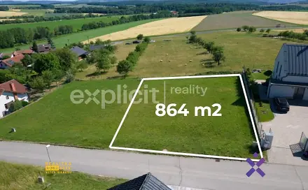 Prodej stavebního pozemku 864 m², Mlýnská, Lukov, okres Zlín