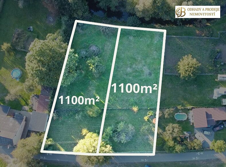 Prodej stavebního pozemku 1 100 m², Rapotín