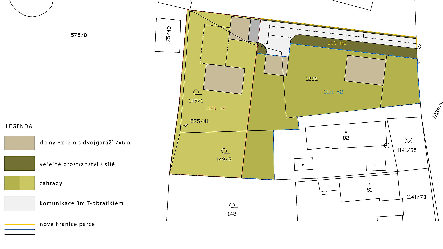 Prodej stavebního pozemku 1 151 m² – fotografie 2