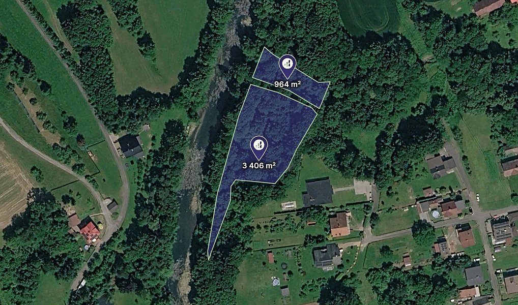 Prodej pozemku, 4370 m², Frýdek-Místek, Hrádek