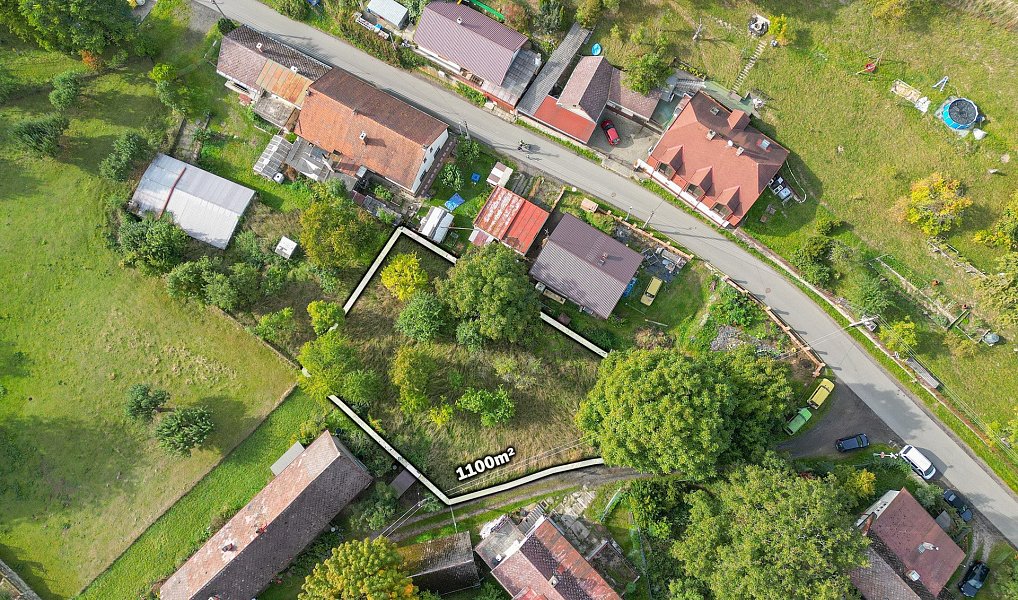 Prodej stavebního pozemku 1 100 m², Vamberk – náhled fotky 3